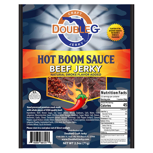 Hot Boom Sauce Beef Jerky